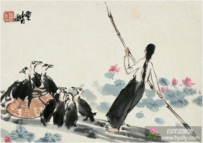 国画大师黄胄与白洋淀 11.jpg